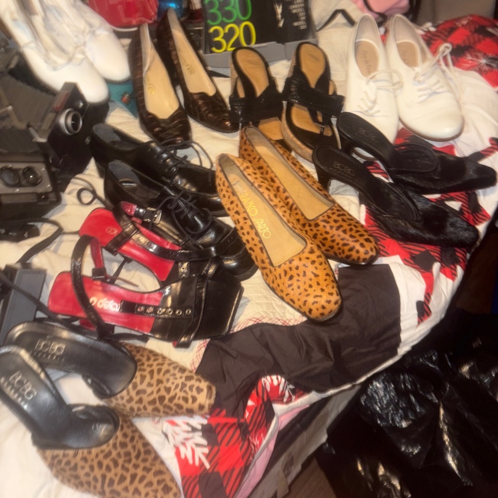 Eight Pairs Italian & Brazilian made Women’s Shoes - Size 6